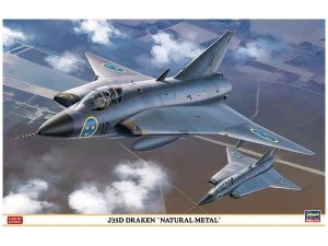 Hasegawa 07434 J35D Draken 'Natural Metal' 1/48