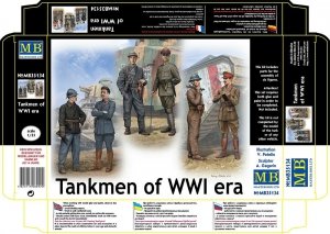 Master Box 35134 Tankmen of WWI era
