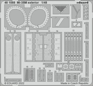 Eduard 481088 Mi-35M exterior ZVEZDA 1/48