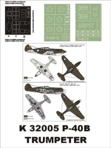 Montex K32005 P-40 B (USAAF) 1/32