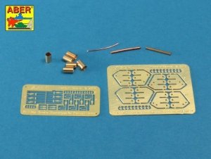 Aber R-34 Smoke Discharges for German Tanks like Tiger I, Panther A/D, Panzer IIIL, Panzer IVG, Luchs, Puma (1:35)