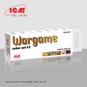ICM 3079 Acrylic paint set for Wargame Color Set # 2