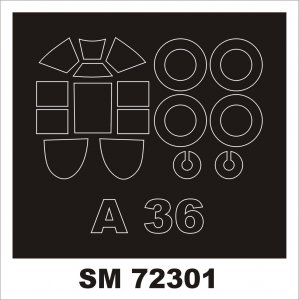 Montex SM72301 A-36 APACHE BRENGUN 1/72