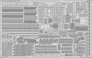 Eduard 53272 USS Intrepid CV-11 pt.1 TRUMPETER 1/350