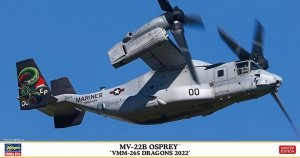 Hasegawa 02421 MV-22B OSPREY VMM-265 DRAGONS 2022 1/72