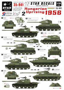 Star Decals 35-941 Hungarian Uprising 1956 2 1/35