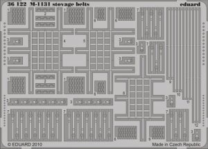 Eduard 36122 M-1131 stowage belts 1/35 Trumpeter