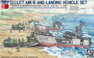 AFV Club SE735S02 ROC LCT Mk.6 & Landing Vehicle Set 1/350