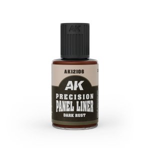 AK Interactive AK12106 DARK RUST - PRECISION PANEL LINER 30ml