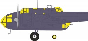 Eduard EX1164 Hampden B Mk.I TFace Paint Mask Set for ICM 1/48