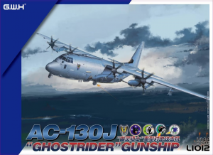 Great Wall Hobby L1012 USAF AC-130J Ghostrider Gunship 1/144