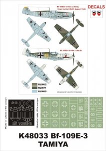 Montex K48033 Bf 109E-3 1/48