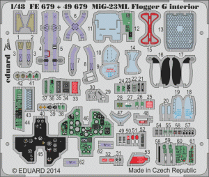 Eduard 49679 MiG-23ML Flogger G interior S. A. TRUMPETER 1/48