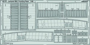 Eduard 48977 Tempest Mk. V landing flaps 1/48 EDUARD