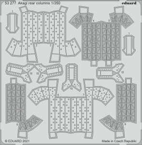 Eduard 53277 Akagi rear columns HASEGAWA 1/350