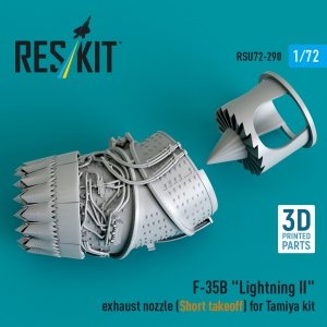 RESKIT RSU72-0290 F-35B Lightning II exhaust nozzle (Short takeoff) for Tamiya kit (3D printed) (1/72)