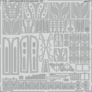 Eduard 32491 A-20J/ K / Boston Mk. IV main wheel well HONG KONG MODELS 1/32