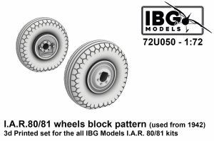 IBG 72U050 I.A.R. 80/81 Wheels Block Pattern (used from 1942) 1/72