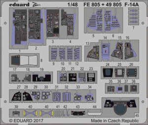 Eduard FE805 F-14A TAMIYA 1/48