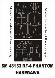 Montex SM48153 RF-4 Phantom HASEGAWA