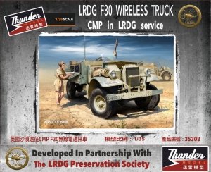 Thunder Model 35308 CMP in LRDG service LRDG F30 Wireless Truck 1/35