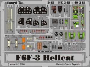 Eduard FE248 F6F-3 1/48 Hasegawa