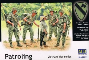 Master Box 3599 US Marines Patrolling (Vietnam War series) (1:35)