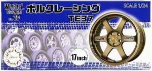 Fujimi 193632 Wheel Series No.20 Volk Racing TE37 17-inch 1/24