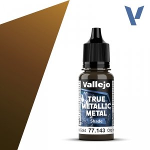 Vallejo 77143 Imperial Gold - True Metallic Metal - Shade 18ml