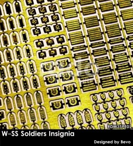 RADO Miniatures RDM35PE01 W-SS Soldiers Insignia 1/35