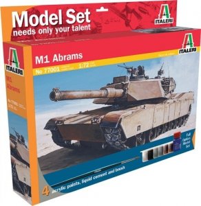 Italeri 77001 M1 ABRAMS- ZESTAW MODELARSKI