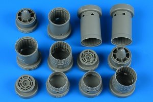 Aires 4866 F-4B/N/C/D Phantom II exhaust nozzles 1/48 Academy