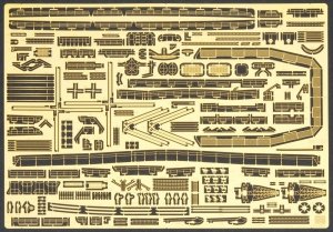 Hasegawa QG13 (72113) Antarctica Observation Ship Soya Photo Etched Parts 1/350