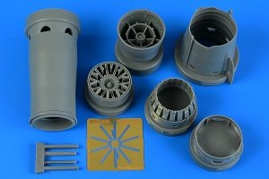 Aires 2262 MiG-21MF Fishbed J exhaust nozzle - opened 1/32 Trumpeter
