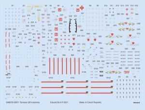 Eduard D48078 Tornado GR.4 stencils REVELL 1/48 