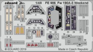 Eduard FE986 Fw 190A-3 Weekend 1/48 EDUARD