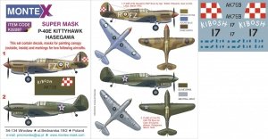 Montex K32287 P-40E 1/32