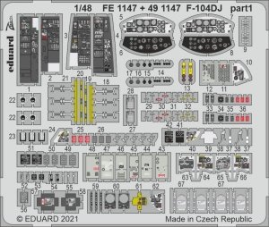 Eduard FE1147 F-104DJ for KINETIC 1/48