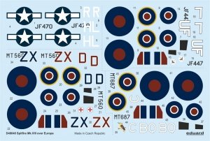 Eduard D48048 Spitfire Mk.VIII over Europe EDUARD 1/48 