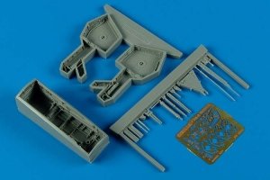 Aires 4534 F3H-2 Demon wheel bay 1/48 Hobby boss