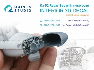 Quinta Studio QD+72232 Ka-52 radar bay (Dream Model/Quinta) 1/72