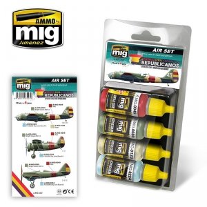 Ammo of Mig 7227 SPANISH CIVIL WAR - REPUBLICANS AIRCRAFTS SET