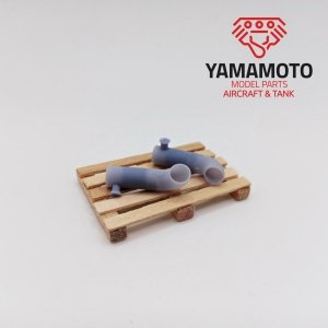 Yamamoto YMP3502 Zestaw tlumików Flammvernichter do Tiger II/E-50/E-75 Typ 1  1/35