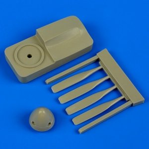 Quickboost QB72432 P-51D/K Mustang propeller w/tool 1/72 Tamiya