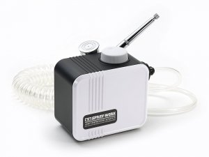 Tamiya 69927 SPRAY-WORK AIR COMPRESSOR ADV. W/Sparmax Airbrush Sx 0.5D