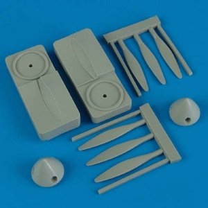 Quickboost QB48381 P-38 Lightning propeller w/tool Hasegawa 1/48