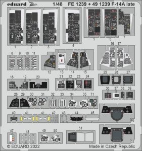 Eduard FE1239 F-14A late TAMIYA 1/48