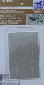Bronco AB3510 Piper L4 Canopy Mask 1/35