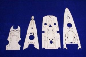 MK1 Design MD-35010 Bismarck Wooden Deck TAM 1/350
