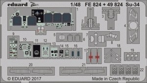 Eduard 49824 Su-34 interior HOBBY BOSS 1/48